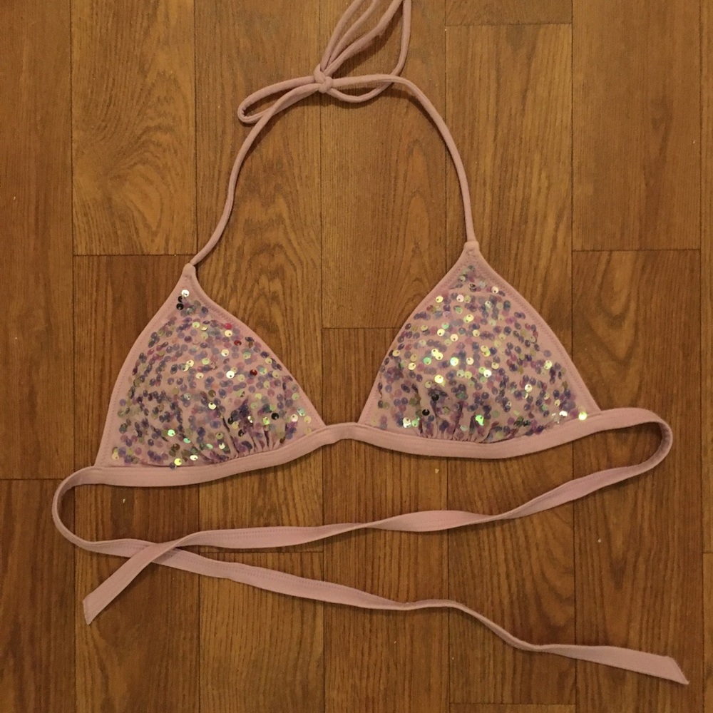 Light purple Victorias Secret pink triangle top